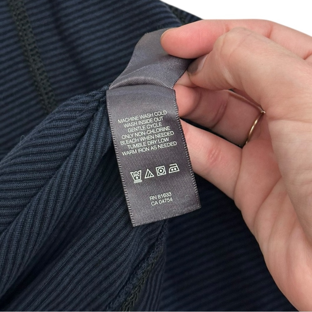 Kenneth Cole Reaction Blue Stripe Full Zip Sweater Jacket NWT - Mens XL - Picture 4 of 6